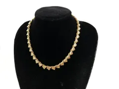 ニナリッチ　NINA RICCI　デザイン　ネックレス　幅0.8cm　ゴールドカラー　送料無料