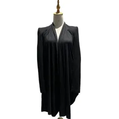 HELMUT LANG(ヘルムートラング) Wool Body Scarf Docking Jacket ウールボディ スカーフ ドッキング ジャケット 16-0304401 0(XS程度) ブラック