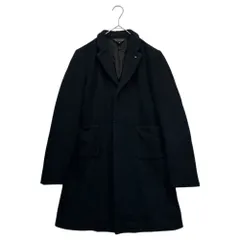 COMME des GARCONS(コムデギャルソン) 10AW Wool Nylon Hook Button Melton Jacket ウール ナイロン フックボタン メルトン ジャケット GF-J071 S ブラック AD2010のサムネイル