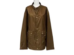 極美品 PRADA プラダ RE-NYLON リナイロン コーチジャケット SGC833 サイズ60 トライアングルロゴ ブラウン 中古 4b009016