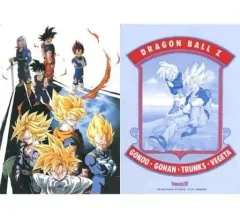 【中古】下敷き 悟空＆悟飯＆ベジータ＆未来トランクス B5下敷き 「ドラゴンボールZ」