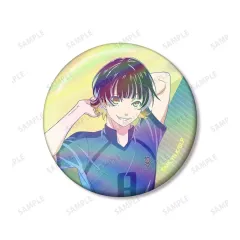 【中古】バッジ・ビンズ B.蜂楽廻 「ブルーロック 描き下ろし 試合前の準備中ver. トレーディング Ani-Art clear label オーロラ缶バッジ」