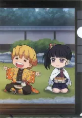 【中古】クリアファイル 我妻善逸＆栗花落カナヲ クリアファイル 第二弾 「築地銀だこ×鬼滅の刃」 だんらんパック購入特典