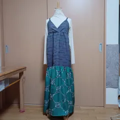 キャミソールワンピース　着物リメイク「322」7ハンドメイド