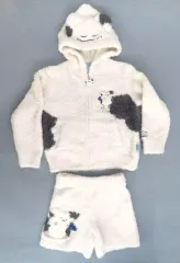 【中古】衣料雑貨 ジェラートモーモン パーカ＆ハーフパンツセット クリーム キッズ120サイズ 「ドラゴンクエスト GELATO PIQUE encounters DRAGON QUEST」