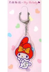 [중고] 키홀더 마스코트(여성) 마츠무라 사유리 컬러링 아크릴 키홀더 [노기자카 46×마이 멜로디] 세븐일레븐 한정