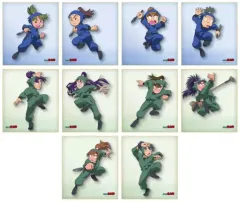 【中古】紙製品(キャラクター) 全10種セット 「忍たま乱太郎 色紙コレクション Vol.2」