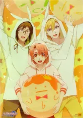 【中古】ポスター(アニメ) 撮り下ろしB2クリアポスター 二階堂大和＆和泉三月＆六弥ナギ 「Blu-ray/DVD アイドリッシュセブン」 TSUTAYA全巻購入特典