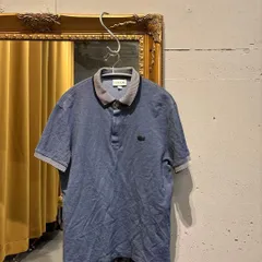 @ ラコステ LACOSTE 半袖 ドレス メンズ ポロ シャツ　ブルー 青 藍色 ネイビー 紺色　BLUE　NAVY　メンズ　men's