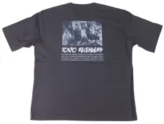 【中古】衣類 東京卍會 創設メンバー ビッグT(5分袖/Tシャツ) ブラック XLサイズ 「東京リベンジャーズ×GU」