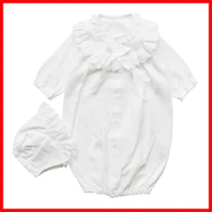 【数量限定】春秋物素材 お宮参りセレモニー用ベビードレス お帽子付き2点セット（31523）