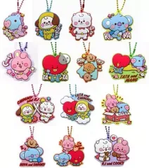 【中古】食玩 キーホルダー 全14種セット 「BT21ぷっくりラバマスグミ2」