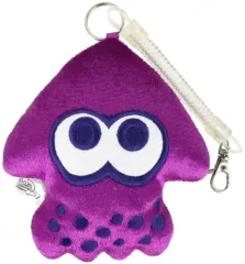 【中古】財布・パスケース(キャラクター) イカ(ネオンパープル) ダイカットパスケース 「Splatoon2(スプラトゥーン2)」