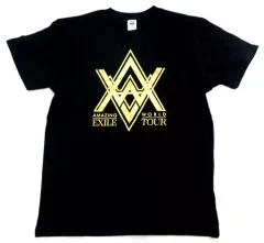 【中古】Tシャツ(男性アイドル) EXILE AMAZING WORLD ツアーTシャツ ブラック Lサイズ 「EXILE LIVE TOUR 2015 “AMAZING WORLD”」