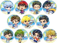 【中古】バッジ・ピンズ 全11種セット 「黒子のバスケ POP UP SHOP in HMV ～Summer Aloha～ ホログラム缶バッジ 01/アロハver.(ミニキャライラスト)」