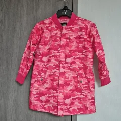 THE NORTH FACE ザノースフェイス キッズ ピンク カモフラージュ ジャケット (120)