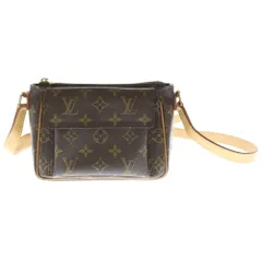 LOUIS VUITTON (ルイヴィトン) モノグラム ヴィバ・シテPM ショルダーバッグ ミニバッグ ブラウン レザー ゴールド金具 M51165