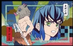 【中古】食玩 ステッカー・シール 嘴平伊之助(横) 「鬼滅の刃 デコステッカー ガムつき」 