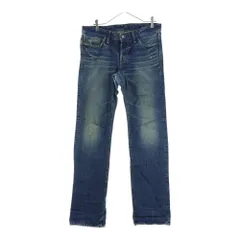 HYSTERIC GLAMOUR (ヒステリックグラマー) スタッズ ボタンフライ デニムパンツ インディゴ 4AP-1662