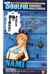 【中古】キーホルダー・マスコット(キャラクター) ナミ ソウルフルラバーボールチェーン 「ワンピース」