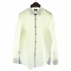 ヒューゴボス HUGO BOSS カッターシャツ ワイシャツ 長袖 SLIM FIT 44 XS 白 ホワイト /NQ