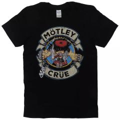 【中古】Tシャツ モトリー・クルー キャラクターTシャツ ブラック Sサイズ