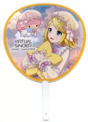 【中古】うちわ・扇子 鏡音リン(VIRTUAL SINGER)×リトルツインスターズ(ララ) うちわ 「セガ ラッキーくじ プロジェクトセカイ カラフルステージ! feat. 初音ミク×サンリオキャラクターズ」 E賞