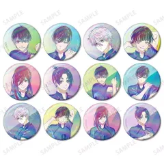 【中古】バッジ・ビンズ 全12種セット 「ブルーロック 描き下ろし 試合前の準備中ver. トレーディング Ani-Art clear label オーロラ缶バッジ」