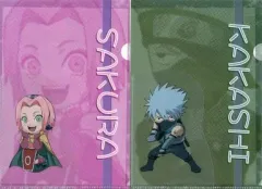 【中古】クリアファイル カカシ/サクラ B6ミニクリアファイルセットA(2枚組)「劇場版NARUTO-ナルト- 大活劇!雪姫忍法帖だってばよ!!」
