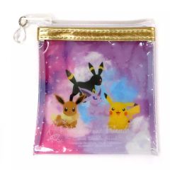 [중고] 가방 (캐릭터) 이브이 & 피카츄 & 브래키 & 에피 클리어 미니 파우치 [이치 반 쿠지 Pikachu and Friends ~Eievui twinkle dream~] I상