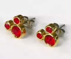 【中古】アクセサリー(非金属) ミッキー(レッド) ピアス 「ディズニー・クリスマス」 東京ディズニーランド限定