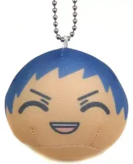 【中古】ぬいぐるみマスコット・ぬいぐるみバッジ 青峰大輝(帝光中バージョン) おまんじゅうにぎにぎマスコットちび 「黒子のバスケ おまんじゅうにぎにぎマスコット」 エンスカイBOX購入特典