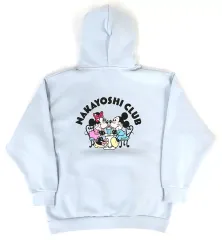 【中古】アウターウェア ミッキーマウス＆ミニーマウス NAKAYOSHI CLUB パーカー ライトブルー Lサイズ 「ディズニー」 東京ディズニーリゾート限定