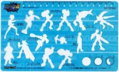 【中古】定規 集合(ブルー) 15cmキャラクター定規 「GBAソフト ロックマンエグゼ4 トーナメントブルームーン」 予約特典