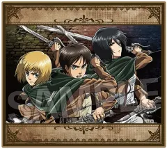 【中古】紙製品 A.アルミン＆エレン＆ミカサ 色紙 「進撃の巨人」