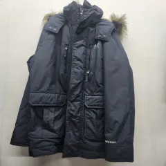 アバクロンビー パーカ フードファー ダウン XL(XL 2XL)
