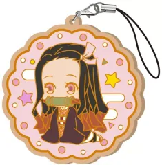 【中古】雑貨 竈門禰豆子 「鬼滅の刃 とじコレ ～クッキー～ラバーストラップ Vol.3 A」