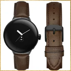 ☆彡送料無料でお届け☆彡Color:ブラウン Lamshaw Google Pixel 時計 バンド, レザー 本革 高耐久性 交換バンド ベルト 対応 Google Pixel watch/pixel watch 2/pixel watch 3(41mm)ス