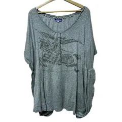 Burberry Blue Label(バーバリーブルーレーベル) チュニック サイズ38 M レディース - グレー Vネック/半袖