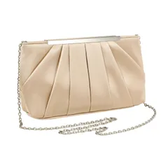 [Electric Circus] かっこいい かわいい おしゃれ プレゼント 大人 女性 レディース 人気 パーティー ばっぐ ポーチ トート 柄 用 鞄 ショルダー 入学式 卒業式 冠婚葬祭 結婚式 和装 着物 バッグ クラッチ ブラック 黒 [ベージュ]