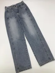 by muni:r バイムニール デニムパンツ sizeS/青 ■■レディース