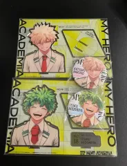 未開封) 僕のヒーローアカデミア GIGAジャンプ 爆豪 勝己 緑 谷出久 アクリルスタンド 缶バッジ