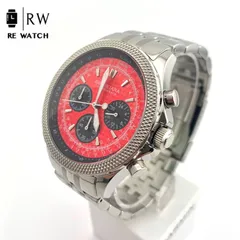 【中古】BROOKIANA BA-1636 クロノグラフ 腕時計 レッドのサムネイル