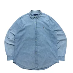 ポロ ラルフローレン シャンブレー デニムシャツ