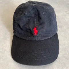 Polo by Ralph Lauren logo cap black ラルフローレン キャップ