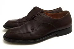 フェラガモ／Salvatore Ferragamo シューズ ビジネスシューズ 靴 ビジネス メンズ 男性 男性用レザー 革 本革 ダークブラウン 茶 ブラウン  レザーソール Uチップ