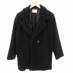 レピピアルマリオ repipi armario 美品 ピーコート Pコート ボア ショート丈 M 黒 ブラック /AE