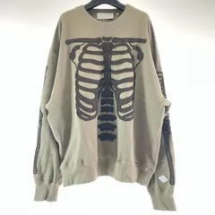 【中古】el conductorH CORD EMBROIDERED CREW NECK SWEATER 'BONES サイズ2 ブラウン PD23AC03 コンダクター[17]のサムネイル