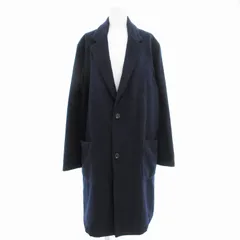 アーバンリサーチ URBAN RESEARCH チェスターコート ロング 38 紺 ネイビー /OU ■GY39