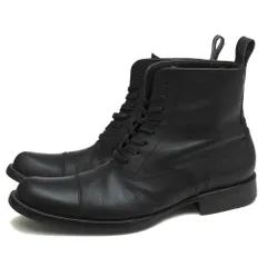 ディースクエアード／DSQUARED2 レースアップブーツ シューズ 靴 メンズ 男性 男性用レザー 革 本革 ブラック 黒  スコッチグレイン型押し ストレートチップ マッケイ製法